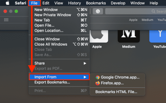 export your bookmarks from chrome for mac