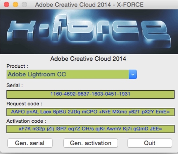 free product codes for adobe mac